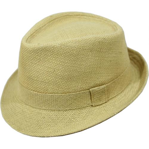 Dobbs Sand 100% Linen Fedora Dress Hat DCBWTD7914